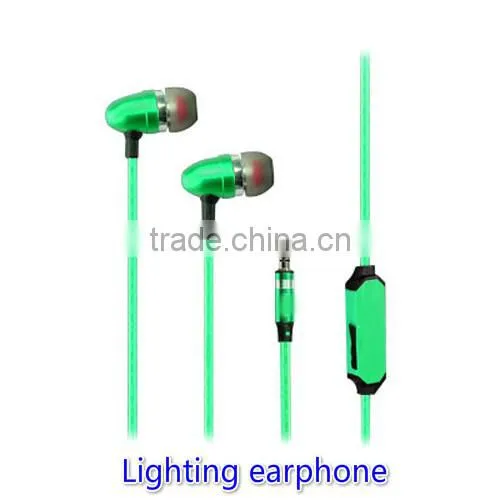 Wooden earbuds with mic 3.5mm universal 1.3M cable earphones