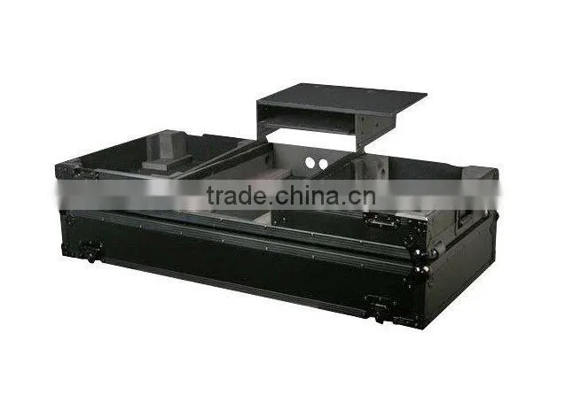 RK-ATA Black Label Coffin for Laptop, Two CD Players, and Mixer
