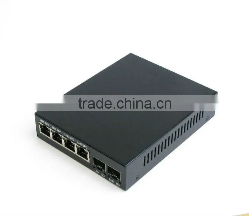 fiber optic media/video converter for network solution
