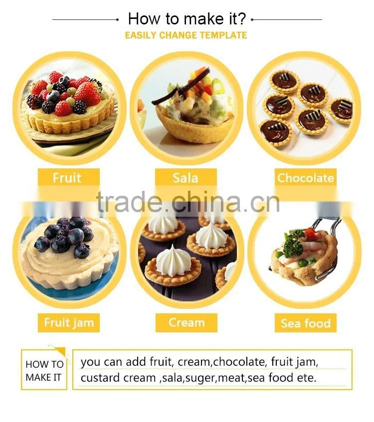 New! hot sale tartlet bakon tartlet machine price, Automatic Tart Shell production machine