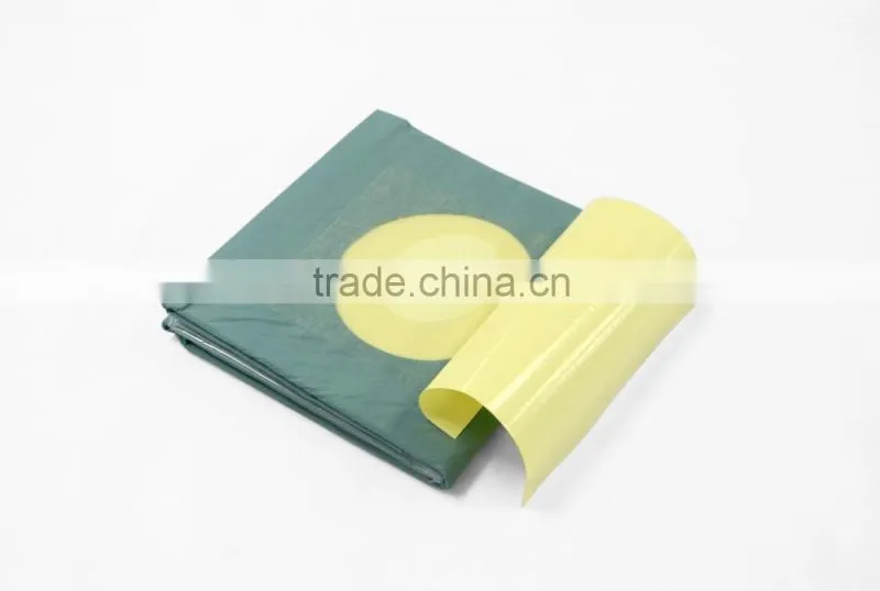 Wood pulp spunlace+PE casting film Drape for surgical use