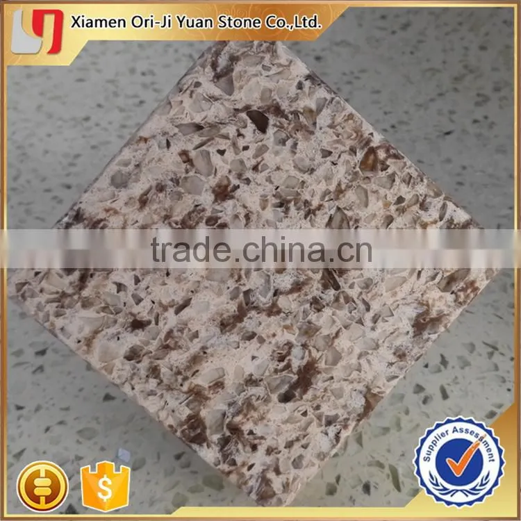 Best quality promotional china pure grey quartz stone countertops