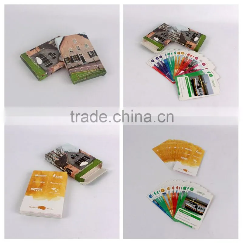 Colorful Paper Playing cards printing English word cards