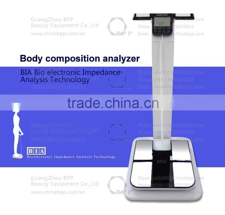 Body composition analyzer with bia bio electronic impedance technology