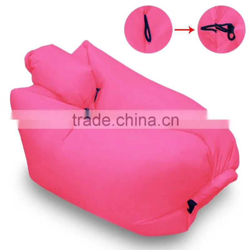 Factory Wholesale 3 season type and air filling inflatable sleeping bag