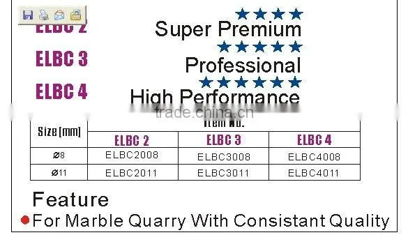 Electroplated Diamond Wire Saw Beads for Marble---ELBC