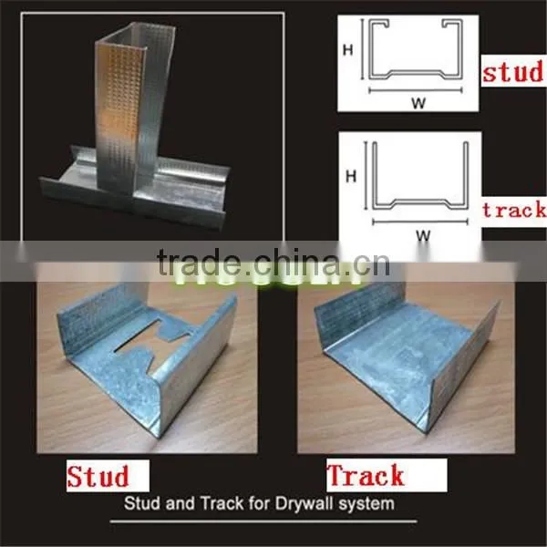 steel profile drywall stud track