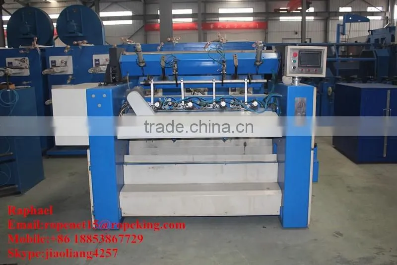 Multi-heads rope winding machine for rope ball: ropenet15@ropeking.com