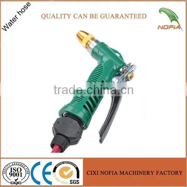 High pressure car washing hose brass/5 function/iron gun water garden hoses for sale