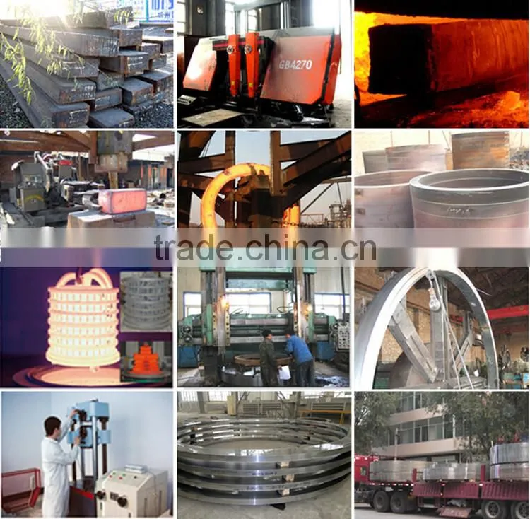 Forged wheel crane trolley wheels gantry crane wheels
