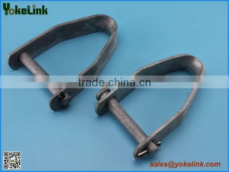 Galvanized steel swinging style secondary clevis