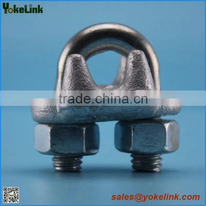 Hot dip galvanized ASTM A153 guy clip US type wire rope clip