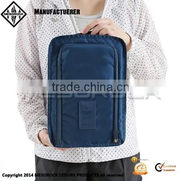 Wholesale fashion nylon shoe wash bag shoe organizer shoe storage bag