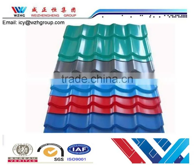 PPGI/PPGL GREEN RAL6029 corrugated/plain steel plate export to Turkmenistan