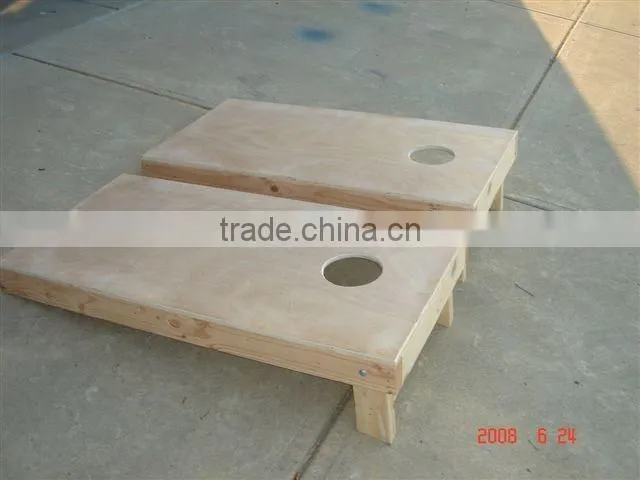 bean bag toss game board corn hole game board