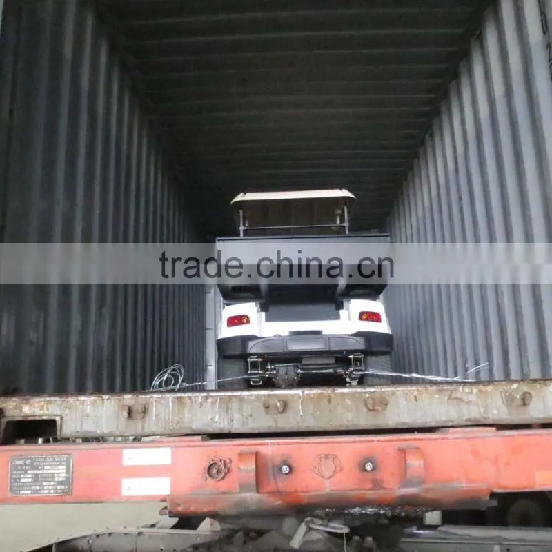11 seater Electric enclosed sightseeing car , CE approved
