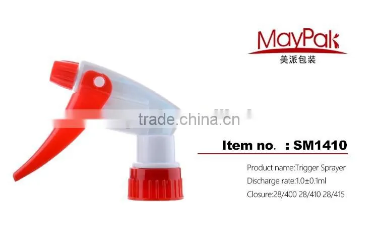 red color 28/410 high quality new design for cleaning plastic trigger sprayer