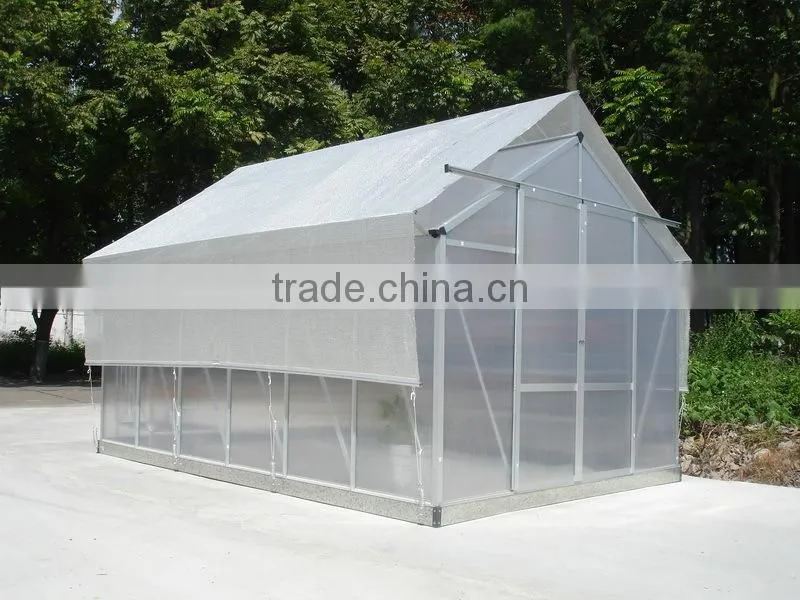 Hot sale garden agricultural greenhouse with aluminum frame