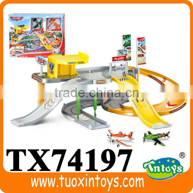 TX74197 rail diy parking lot toy