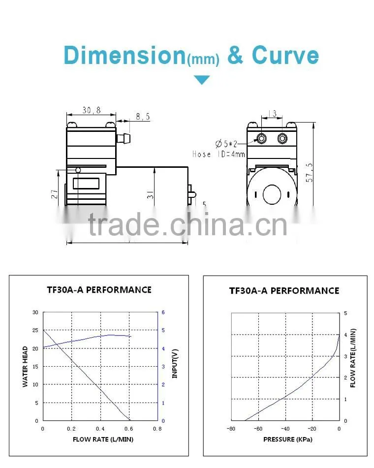 High Performance Liquid DC Diaphragm Water Pump