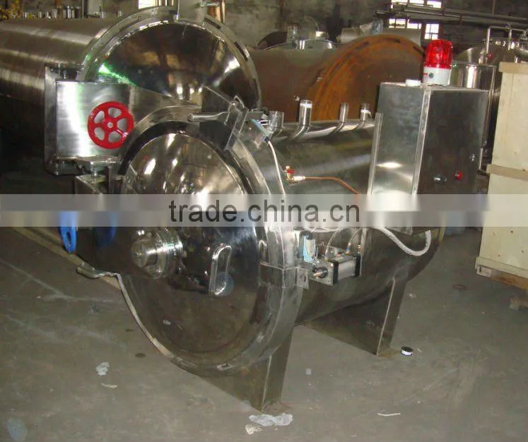 steam water spray autoclave retort / water spray sterilizer retort