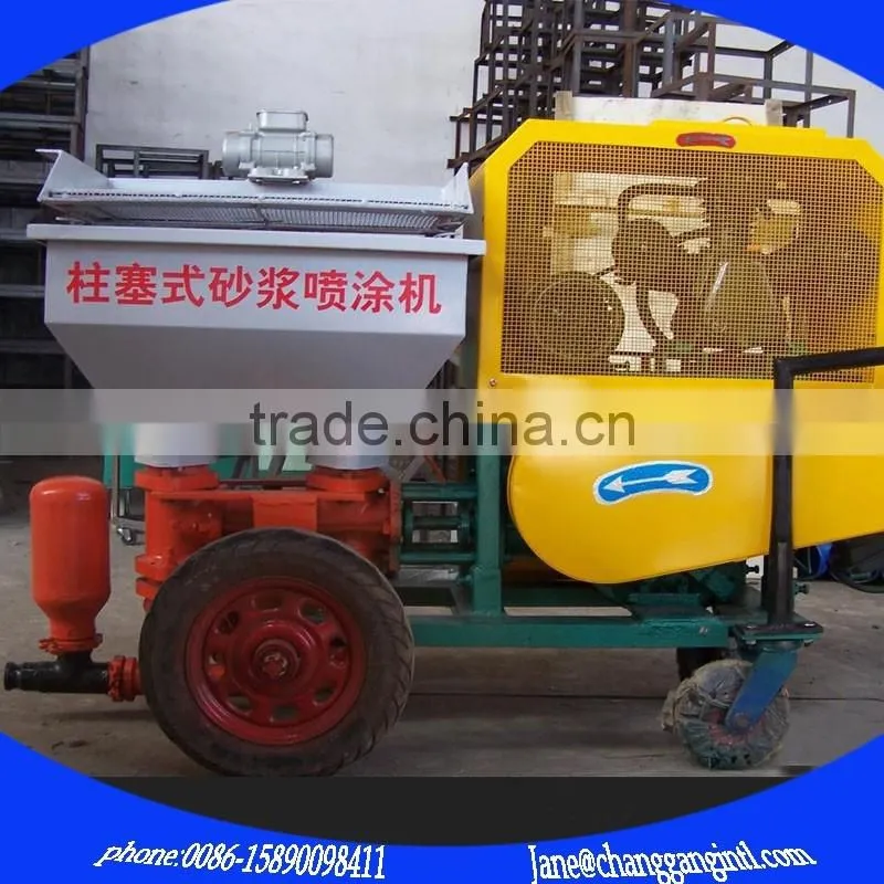 plunger piston type mortar spray pump machine