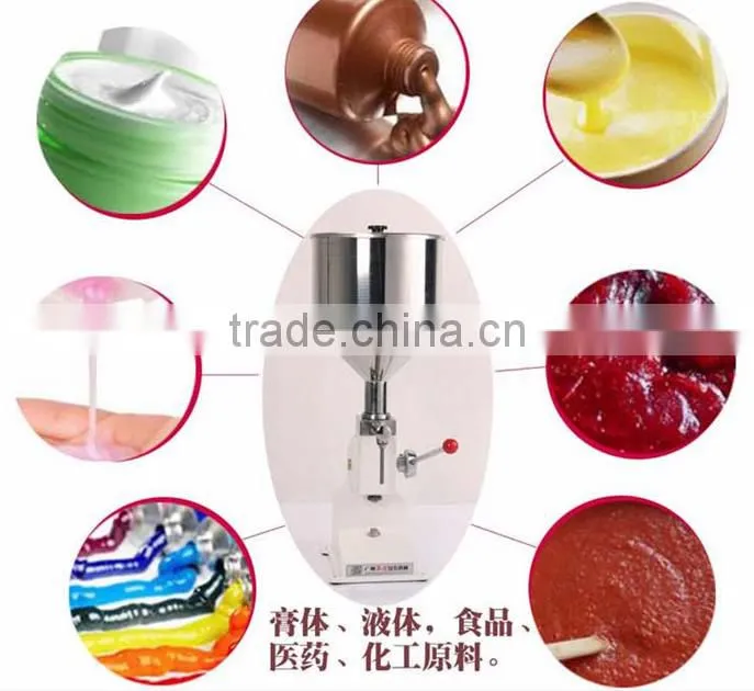 5-50ml Manual Type Cream Filling Machine for Shampoo, Ice cream, Lotion, Paste, Jam