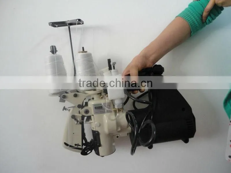 Keestar GK2200 single needle double thread chain stitch portable bag closer sewing machine