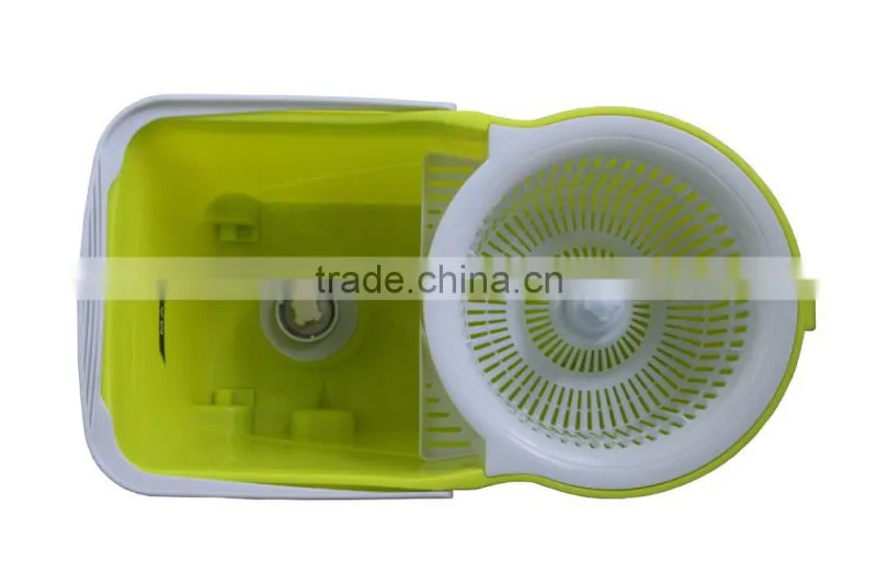 Dual Bucket Spinning Action Mop with Two Mop Heads