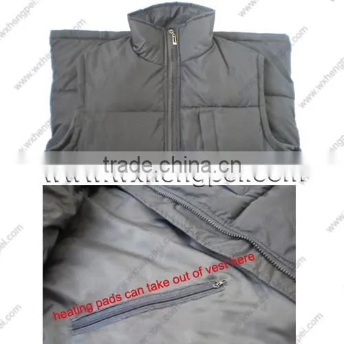 rechargeable heating vest/ heating leisure vest for women
