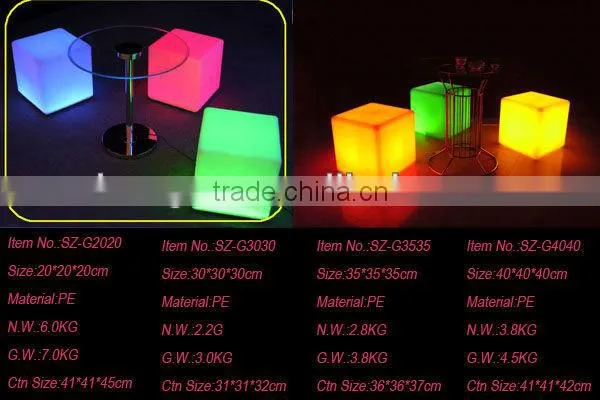 acrylic led furniture 30cm 40cm 50cm SZ-G5050