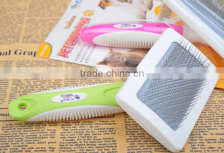 Pet Dag Cat Resin Grooming Trimmer Shedding Tool Hair Fur Cleaning Slicker Brush Comb