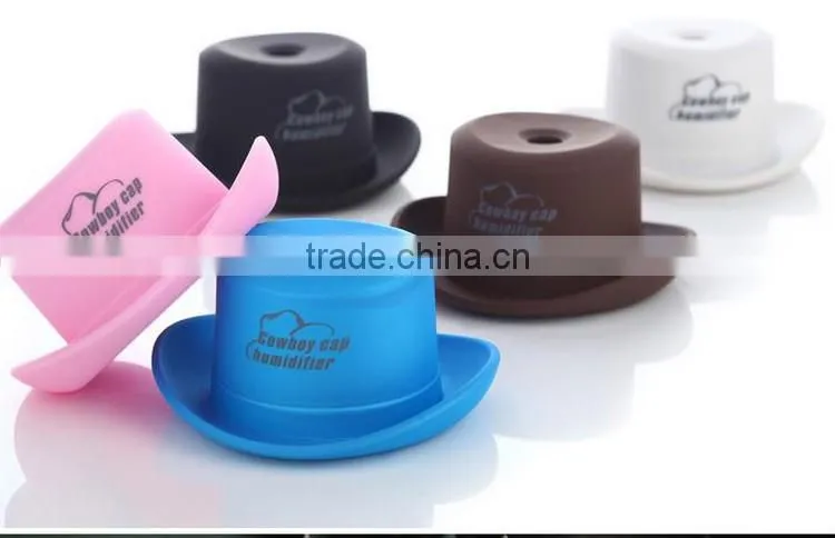 New design desktop Cowboy cap portable USB mini car air humidifier