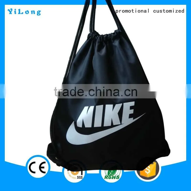 2016 China supply climbing rope bag logo custom string bag draw string bag