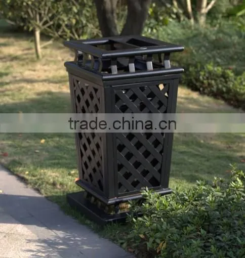 Arlau outdoor park metal waste bin