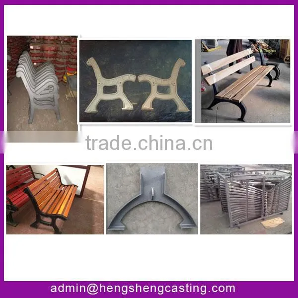 Trade Assurance China supplier cast iron park bench in stock