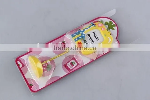 Cartoon car/animal design silicone vertical mini photo frame hot sale photo holder