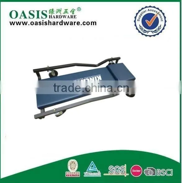lifting car seat with square tray,stool,creeper,roller seat pneumatic sit on creeper auto repairing tool