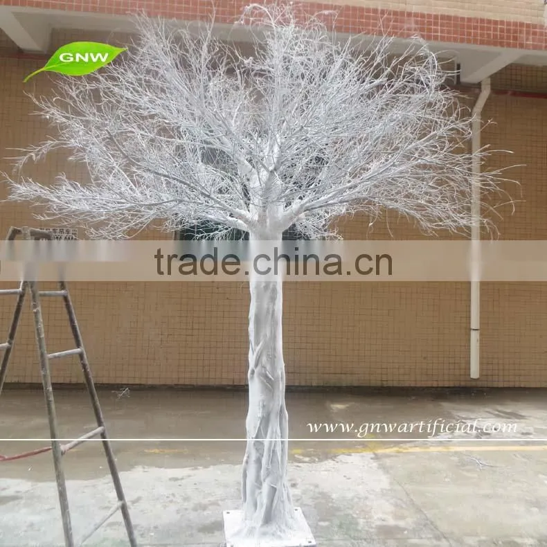 WTR021 GNW white artificial dry tree branch for window showcase decoration