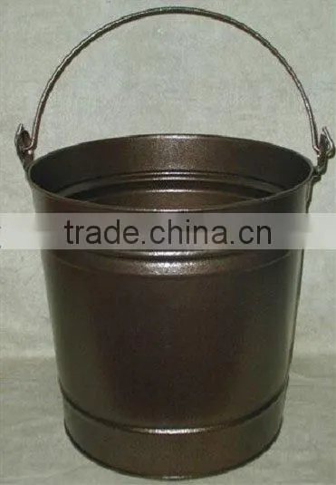 cheap and portable galvanized coal bucket