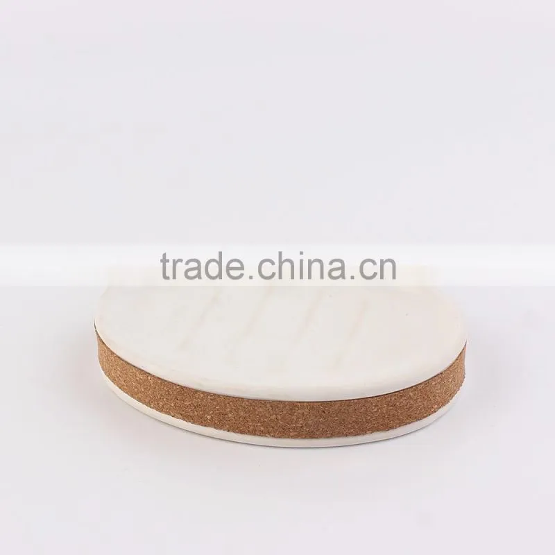 3 Pieces 2016 home decoration white brown bathroom accessories sets
