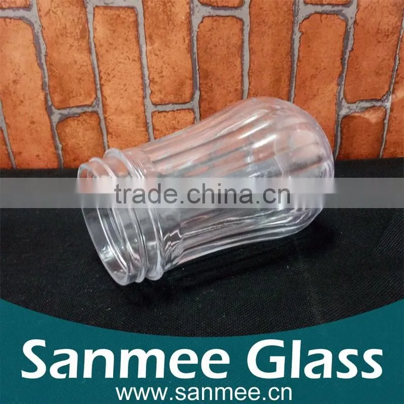 Pumpkin Shape 2016 New Design Glass Jar Glass Storage Jar With Lid