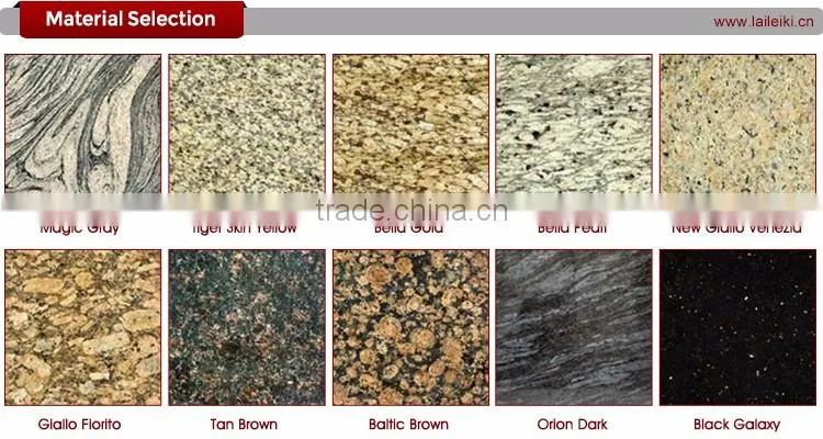 Pre Cut scratch resistant high density Granite Countertops Molded Vanity Tops