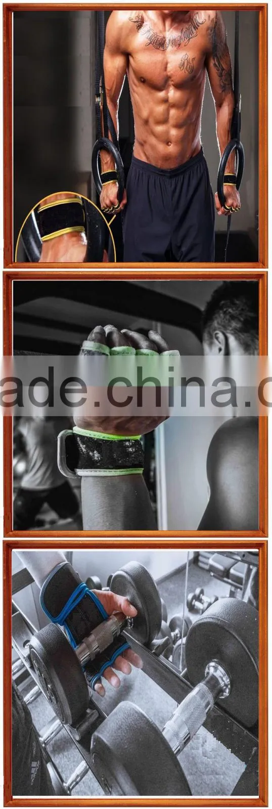 custome neoprene gym enquipment crossfit gloves weight lifting gloves