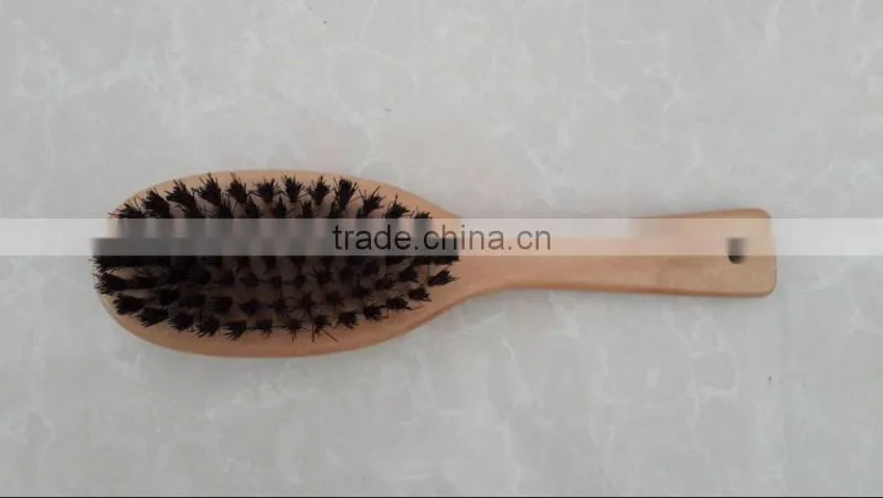 Antistatic double side wooden cloth brush