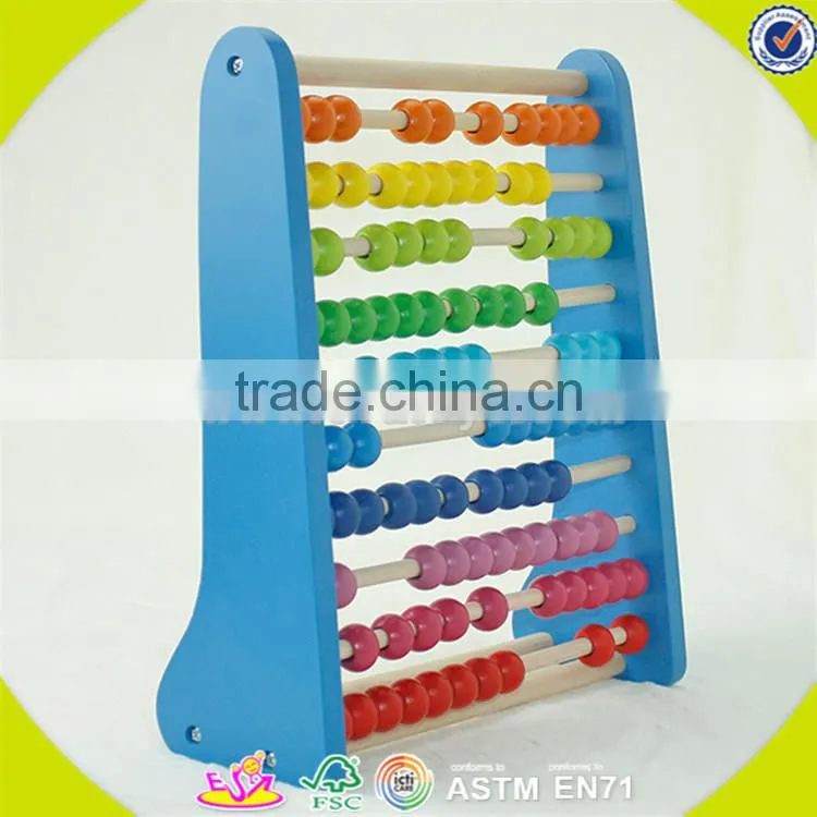 wholesale multifunctional Kids wooden abacus toy Colorful wooden toy abacus superior quality wooden abacus toy W12A010