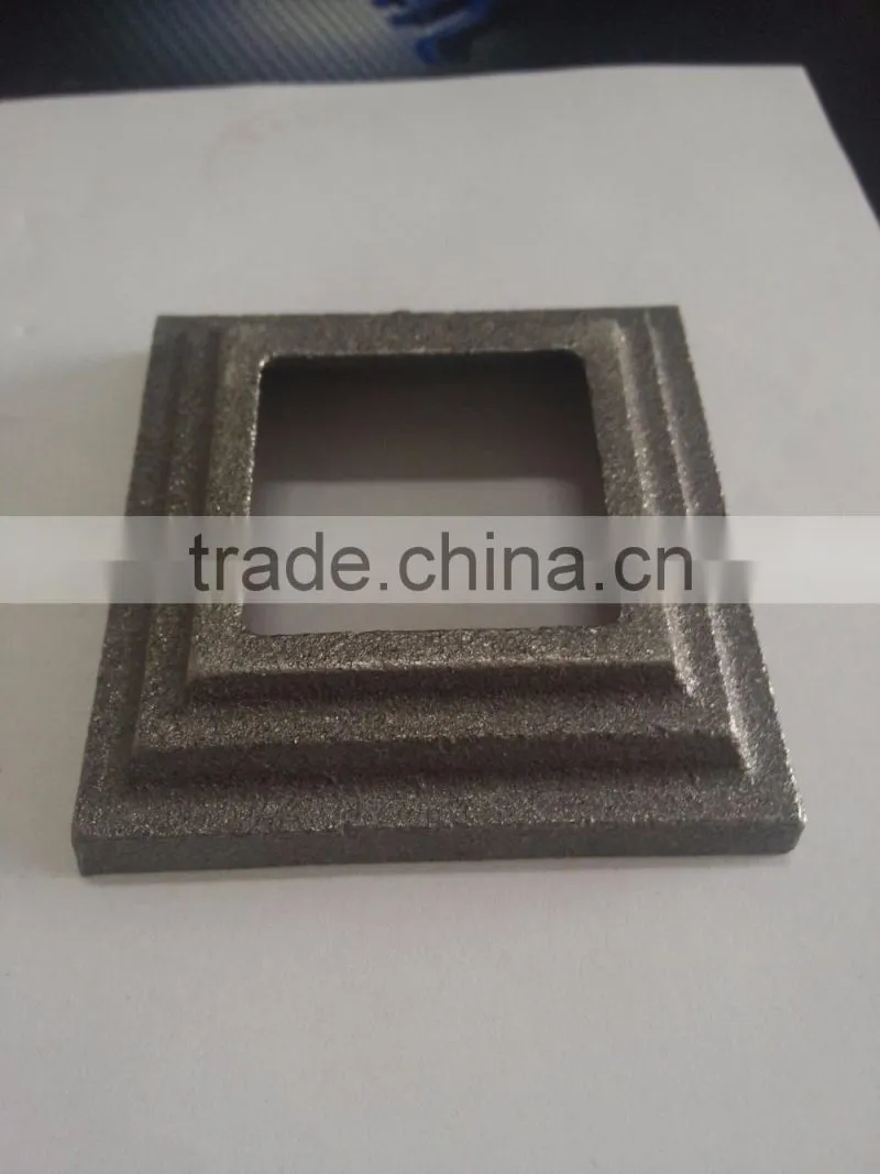 Decorative Cast Iron Square Low Profile Bushing