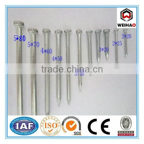 1inch to 6inch Black Concrete steel Nail