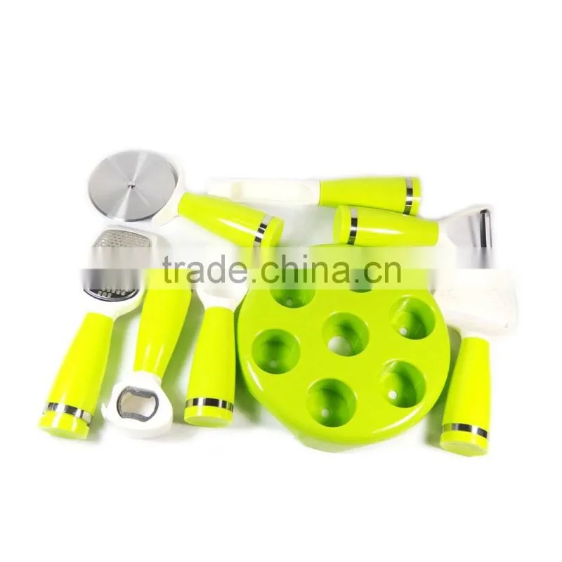 7pcs Stainless Steel Kitchen Gadgets Cooking Tools Utensil Set with Stand