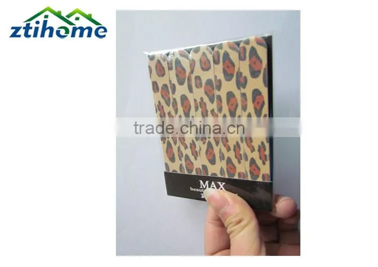 Banana shape emery board nail files for manicure